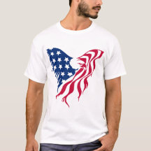 Aigle rouge et bleu