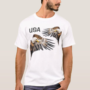 T-shirt Aigle royal en vol/États-Unis