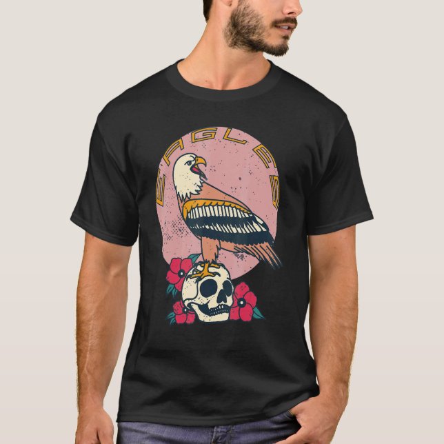T-shirt Aigle Sharp Objects Falconry Falcon Hawk Goshawk O (Devant)