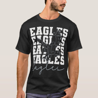 T-shirt Aigles Voler Aigles Vintages Voler Oiseau Inspirat