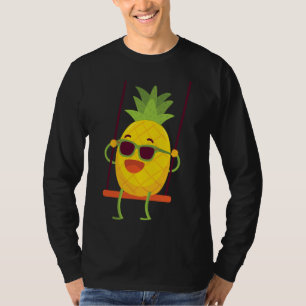 T-shirt Aiguille à ananas à aiguilles de fruits tropicaux