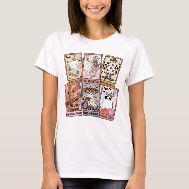 T-shirt Aiguille de Tarot non Éffrayant (Devant)