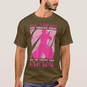 T-shirt Aikido Femmes Japon Taekwondo Karate Arts martiaux