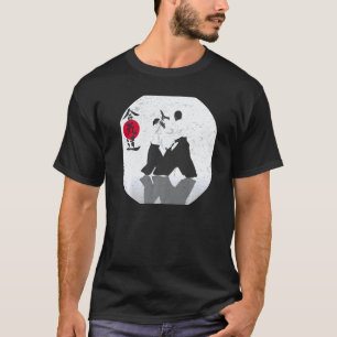 T-shirt Aikido Karaté Judo Arts Martiaux Cool Rétro Martia