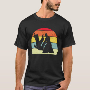 T-shirt AIKIDO Karaté Judo Classique Arts martiaux rétro c
