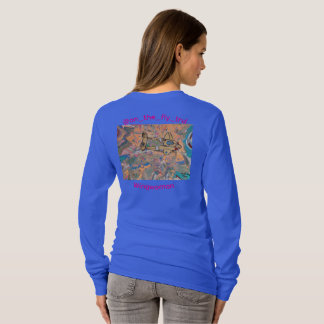 T-shirt Aile charitable Ailes de femme d'or 