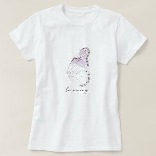 T-shirt aile-de-papillon-en-formation