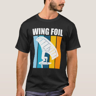 T-shirt Aile Foil Retro Wing Surf Wing Foil