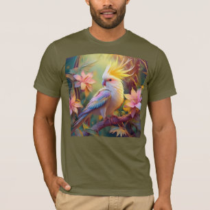 T-shirt Aile Iridescente Cockatiel Imaginaire Oiseau