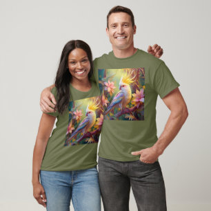 T-shirt Aile Iridescente Cockatiel Imaginaire Oiseau