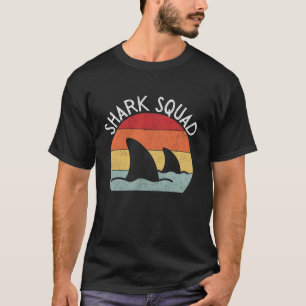 T-shirt Aileron de requin rétro vintage 70s 80s Amoureux d