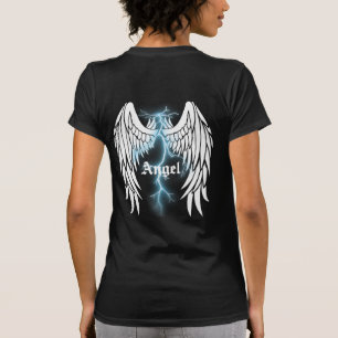 T-shirt Ailes Angel Avec Boulon Éclair