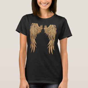 T-shirt Ailes d'Ange d'Or sur le dos - Ailes d'Ange Design