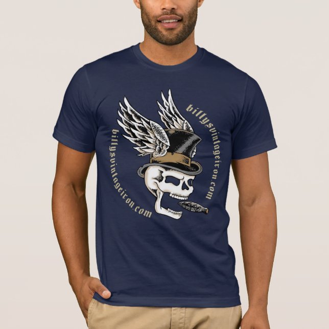 T-shirt Ailes de crâne de Smokin (Devant)