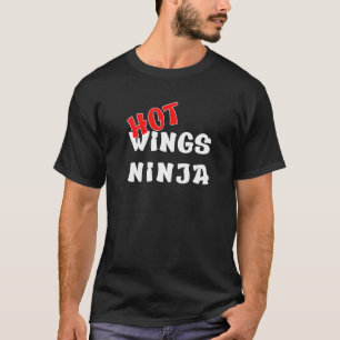 T-shirt Ailes de poulet Buffalo Wings Ninja  1