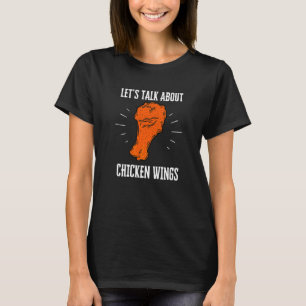 T-shirt Ailes de poulet Poulet frit et nuggets de poulet B