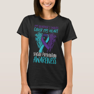 T-shirt Ailes de sensibilisation au suicide &amp; Ribbon S