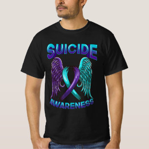 T-shirt Ailes de sensibilisation au suicide et le suicide