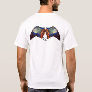 T-SHIRT AILES D'UN MONOGRAMME ROULEUR EUROPÉEN