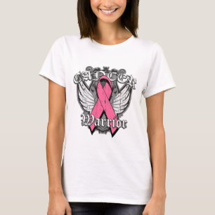 T-shirt Ailes vintages de guerrier - cancer du sein