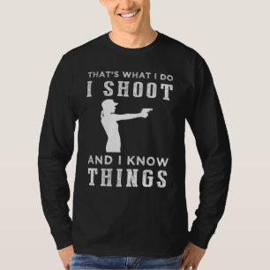 T-shirt Aim & Acumen - Hilarious Shooting Enthousiaste Tee