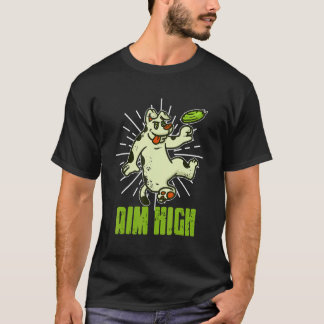 T-shirt Aim High Retro Vintage Awesome Dog Training Design