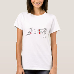 T-shirt aimant d'amour mignon – Relation drôle