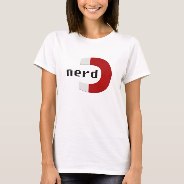 T-shirt Aimant nerd (Devant)