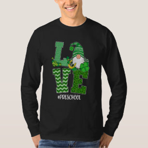T-shirt Aime enseignante de maternelle Saint-Patrick jour