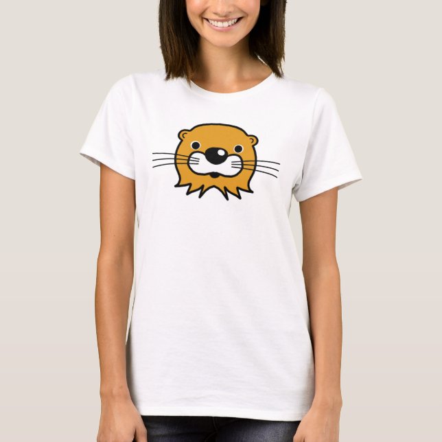 T-Shirt Aime la faune et les loutres (Devant)