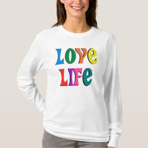 T-shirt AIME LA VIE ! message chrétien personnalisable
