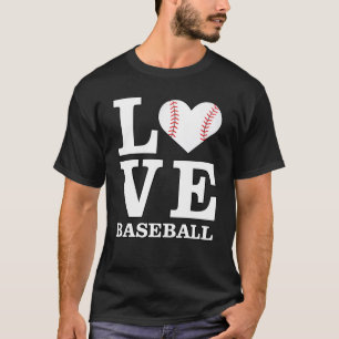 T-shirt Aime le baseball
