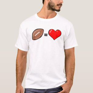 T-shirt Aime le football