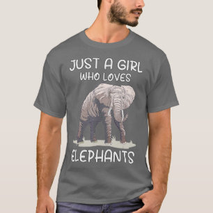 T-shirt Aime les éléphants Safari Animaux Faune Anima sauv