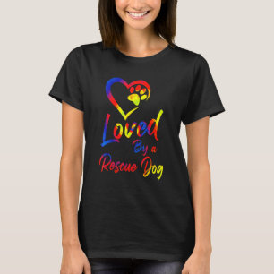 T-shirt Aimé Par Un Chien Secourt Adopter Foster Dog Empre