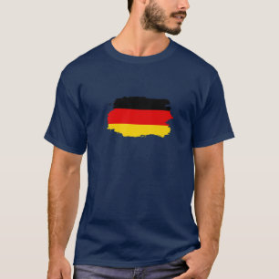 T-shirt Aimer Allemagne Drapeau Patriotique Allemand Sport