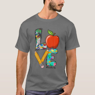 T-shirt AIMER Appréciation de l'enseignant Retour à l'écol