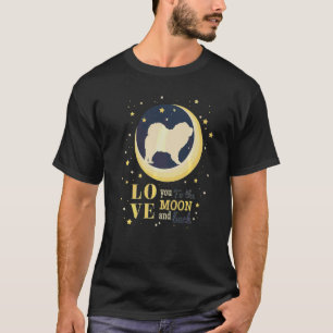 T-shirt Aimer Chow Chow À La Lune