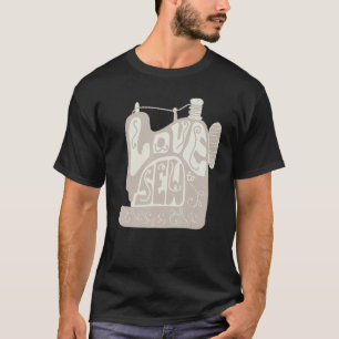 T-shirt Aimer Coudre Machine À Coudre Vintage Seamstres