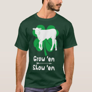 T-shirt Aimer Cultivant le veau, Montrer le bétail fermier