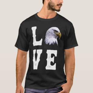 T-shirt Aimer Eagles Bald US Eagle Bird 1