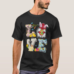 T-shirt Aimer Easter Gnome Bunny Egg Joyeux Jour de Pâques