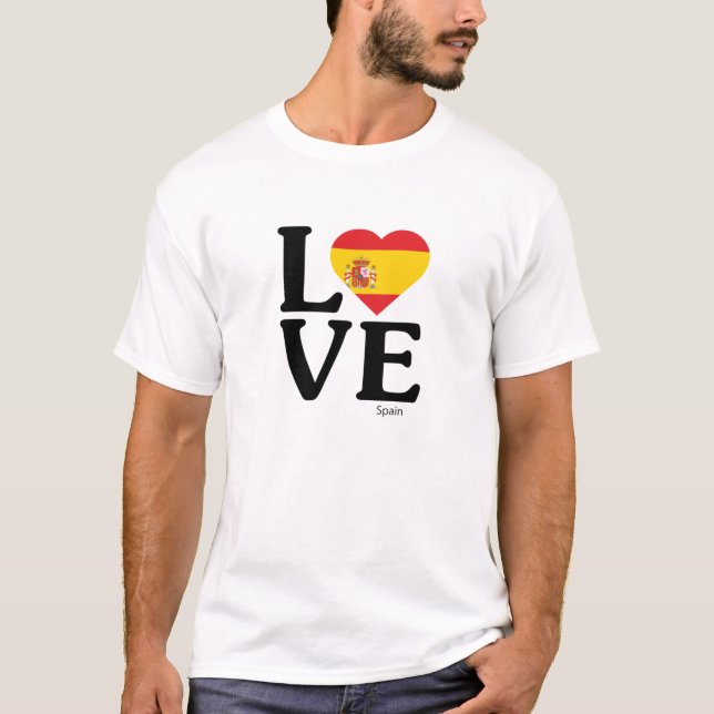 T-shirt Aimer Espagne (Devant)