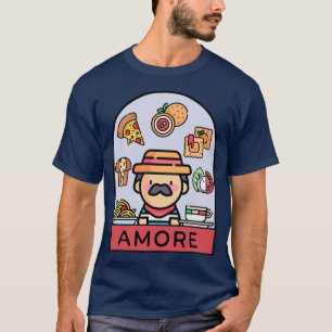 T-shirt Aimer la cuisine italienne
