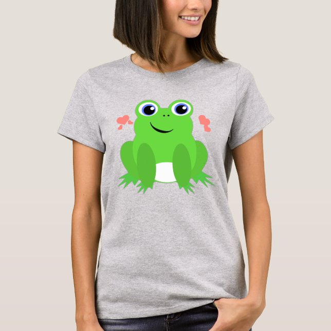 T-shirt Aimer la grenouille (Devant)