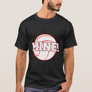 T-shirt Aimer la mine de volley-ball pour n