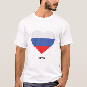 T-shirt Aimer la Russie