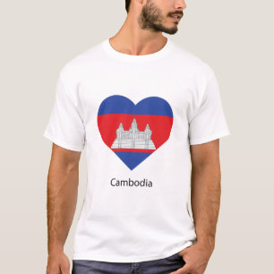 T-shirt Aimer le Cambodge