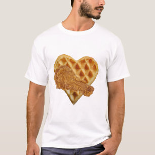 T-shirt aimer les gaufres de poulet