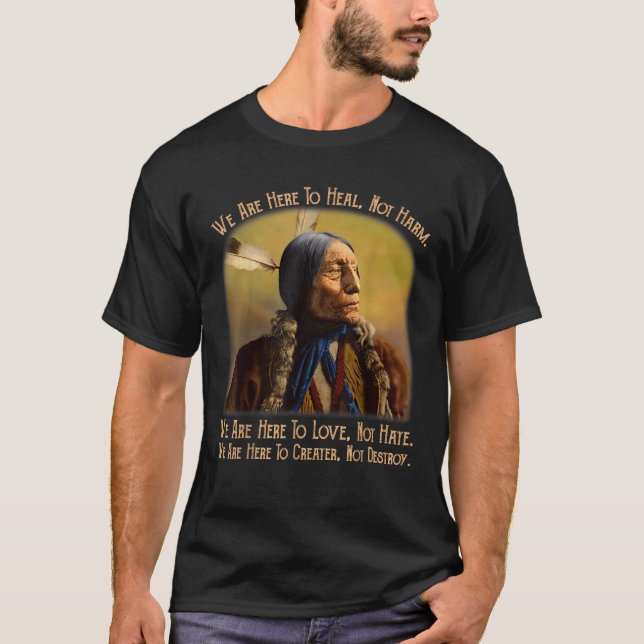 T-shirt Aimer ne pas haïr la chemise (Devant)
